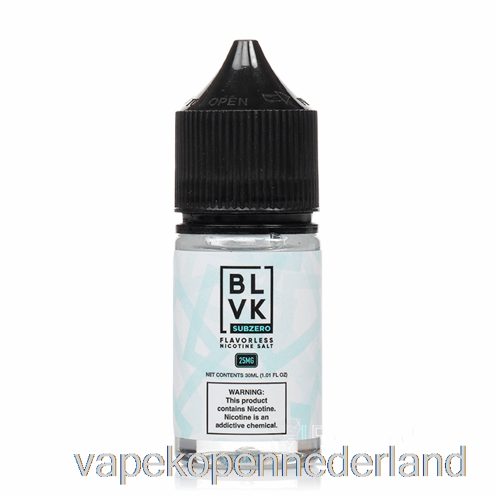 Vape Nederland Sub Zero - Blivk-zouten - 30ml 50mg